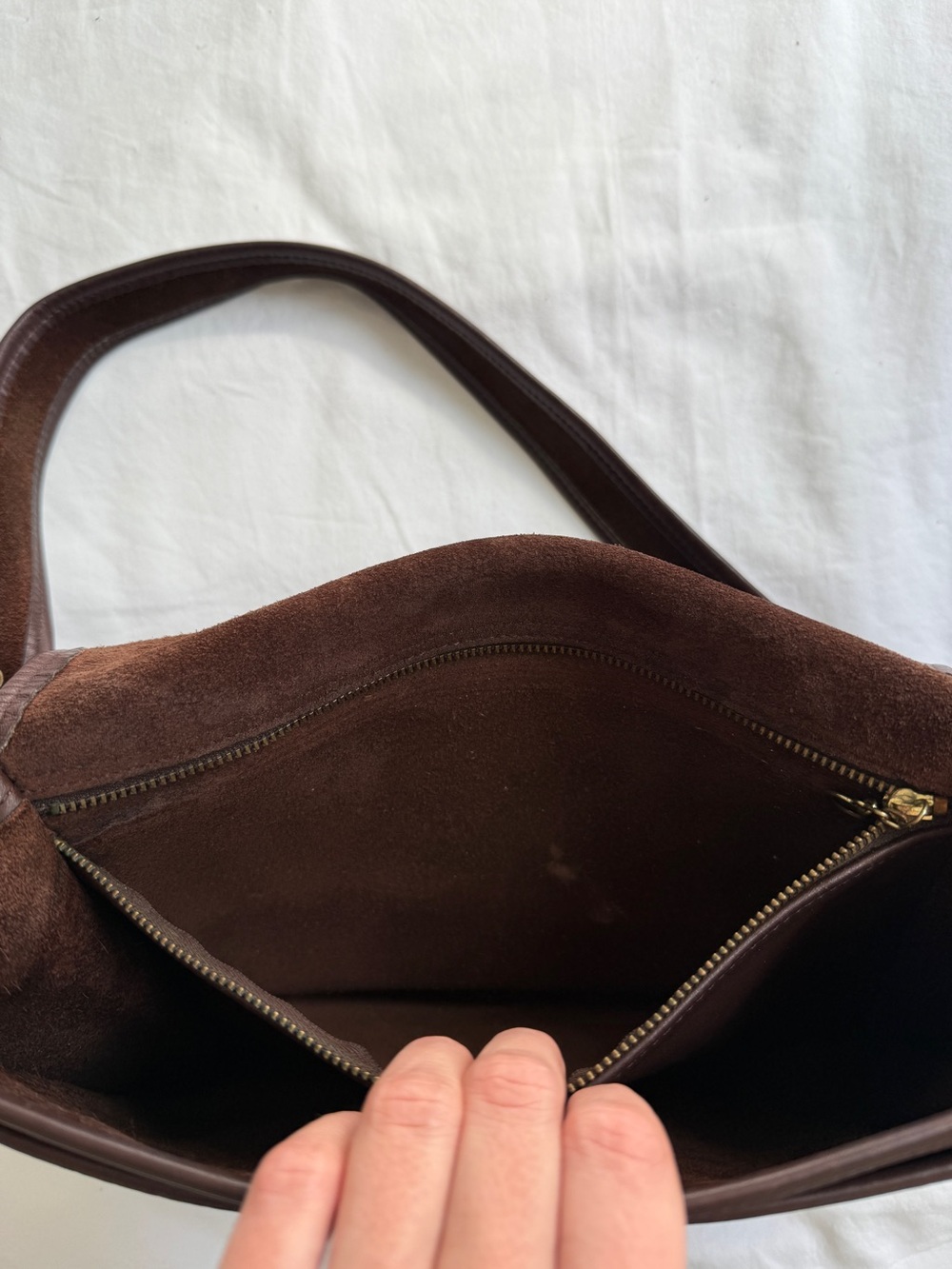 Coach Vintage Stewardess Bag Brown Leather Style 9525 Made in Original NYC USA - Picture 14 of 15